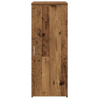 Produktbild för Förvaringsskåp åldrat trä 40x45x103,5 cm konstruerat trä