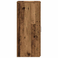 Produktbild för Förvaringsskåp åldrat trä 40x45x103,5 cm konstruerat trä