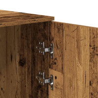 Produktbild för Förvaringsskåp åldrat trä 40x45x103,5 cm konstruerat trä