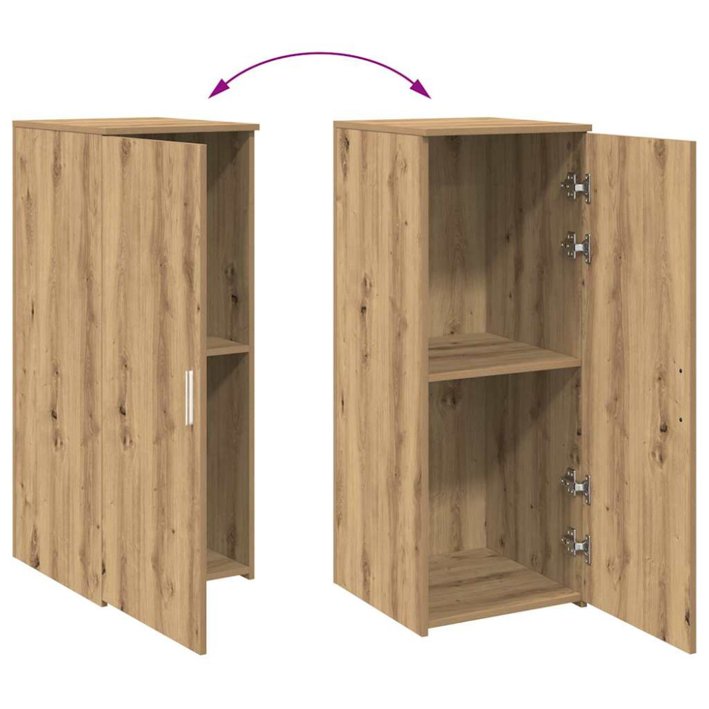 Produktbild för Förvaringsskåp artisan ek 40x45x103,5 cm konstruerat trä