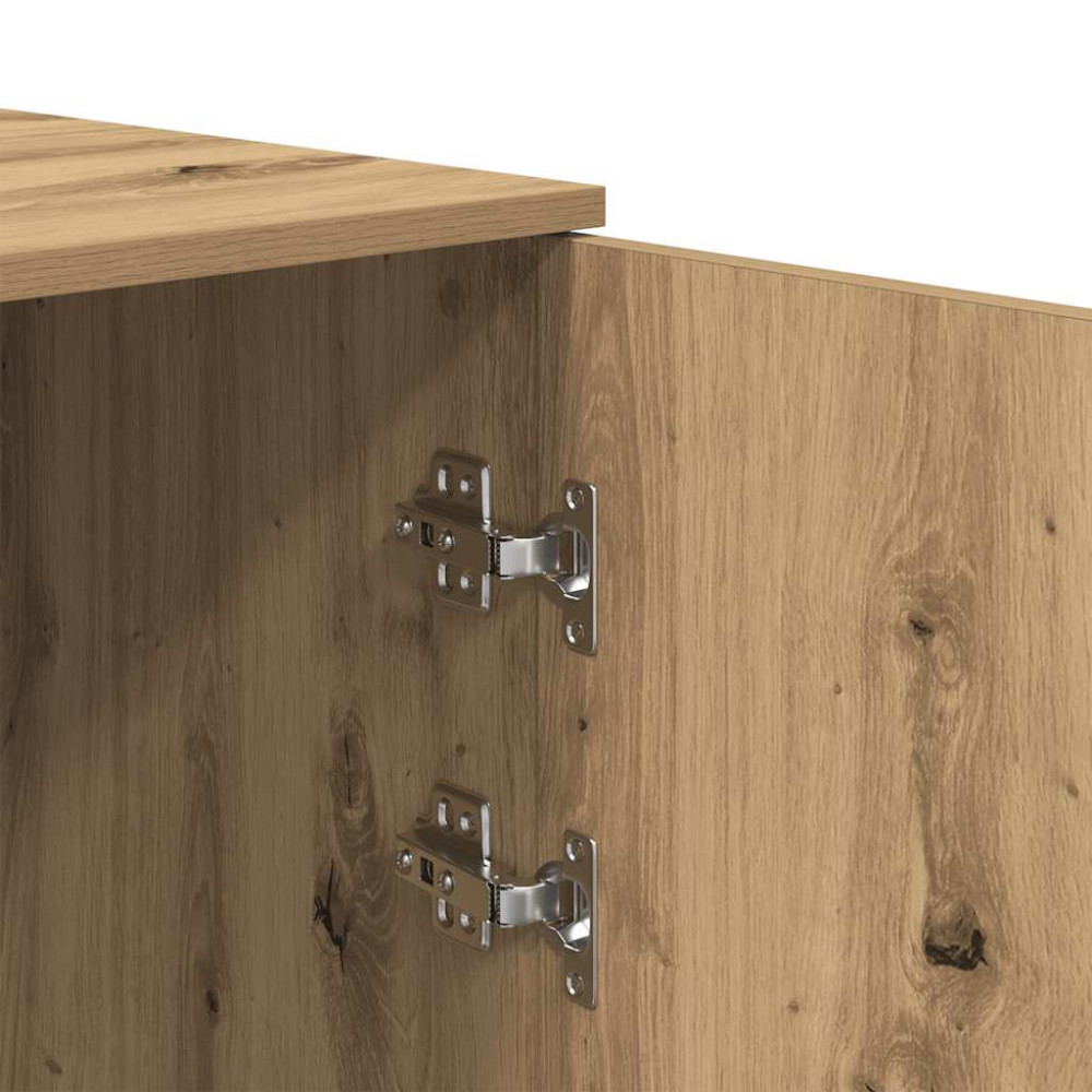 Produktbild för Förvaringsskåp artisan ek 40x45x103,5 cm konstruerat trä