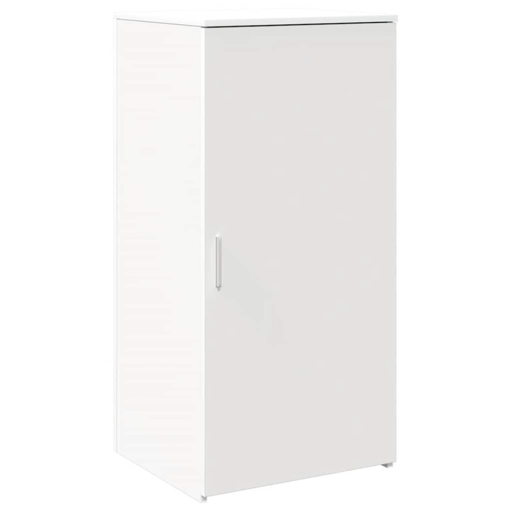 Produktbild för Förvaringsskåp vit 50x45x103,5 cm konstruerat trä