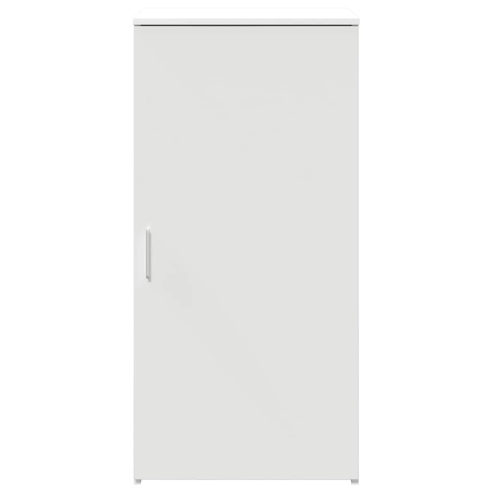 Produktbild för Förvaringsskåp vit 50x45x103,5 cm konstruerat trä