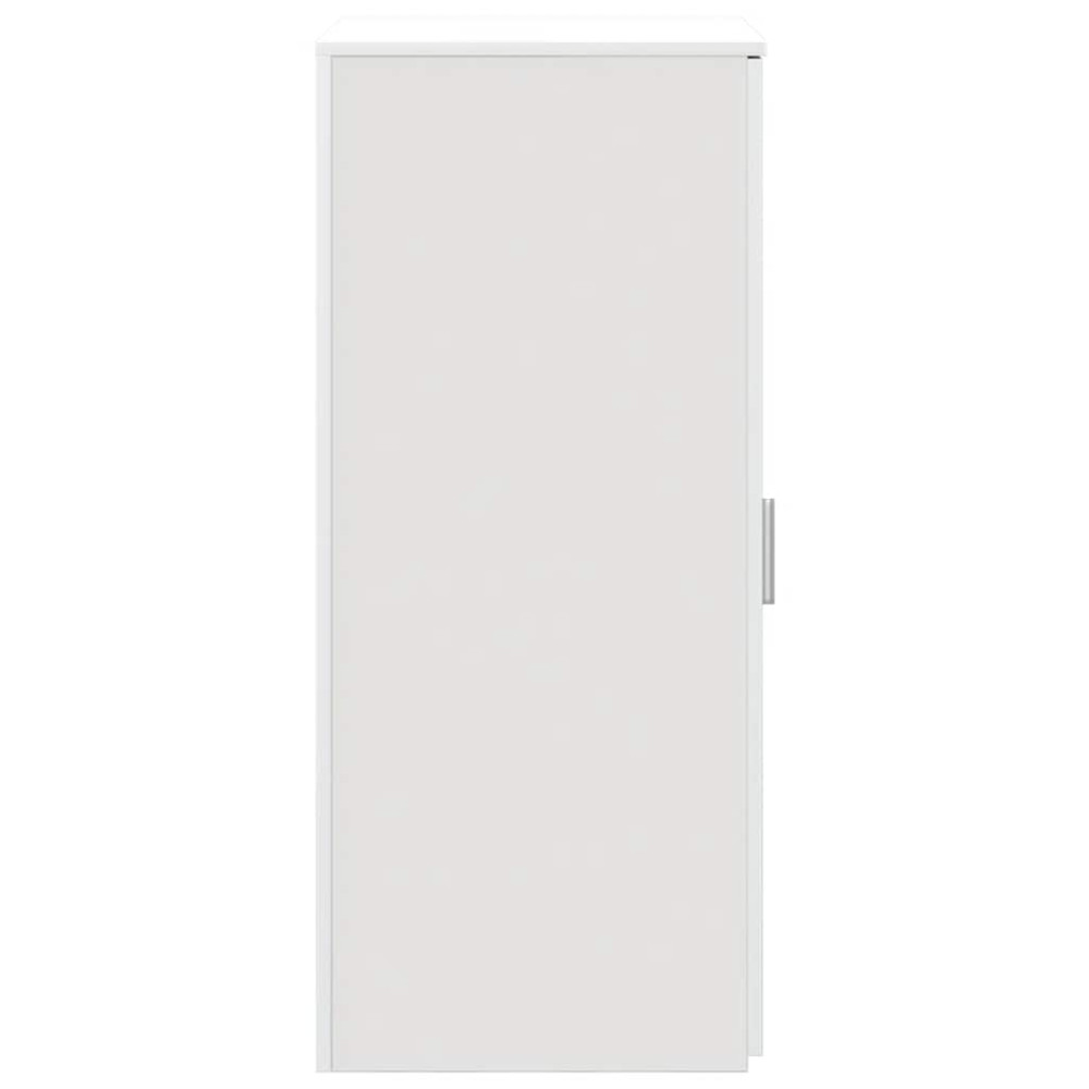 Produktbild för Förvaringsskåp vit 50x45x103,5 cm konstruerat trä