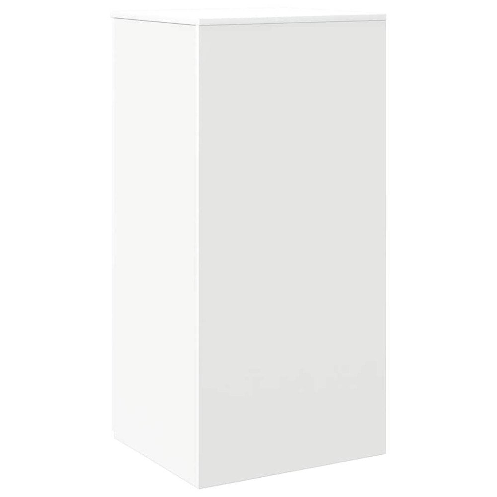 Produktbild för Förvaringsskåp vit 50x45x103,5 cm konstruerat trä