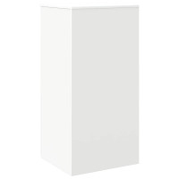 Produktbild för Förvaringsskåp vit 50x45x103,5 cm konstruerat trä