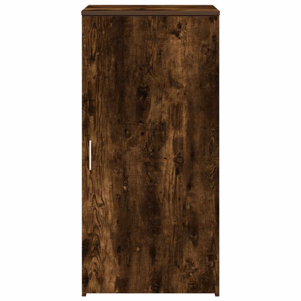Produktbild för Förvaringsskåp rökfärgad ek 50x45x103,5 cm konstruerat trä