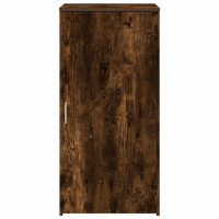 Produktbild för Förvaringsskåp rökfärgad ek 50x45x103,5 cm konstruerat trä