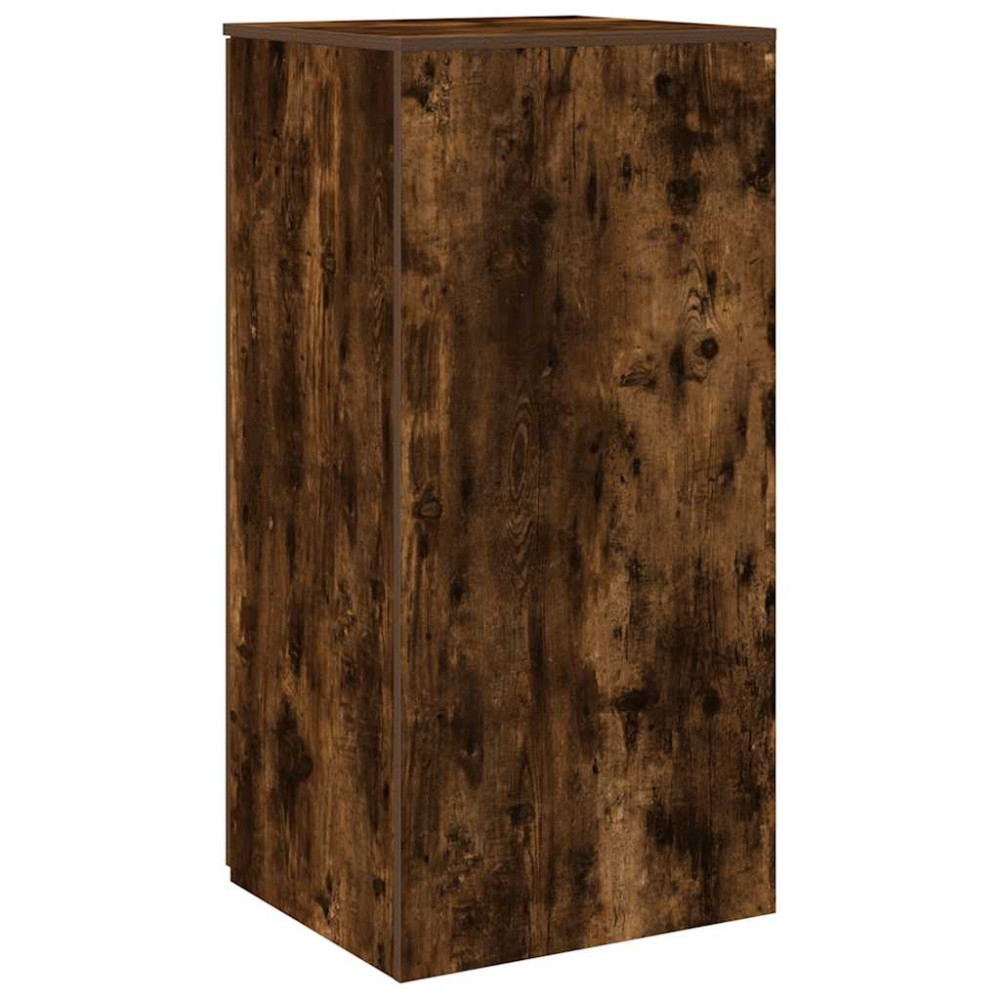 Produktbild för Förvaringsskåp rökfärgad ek 50x45x103,5 cm konstruerat trä