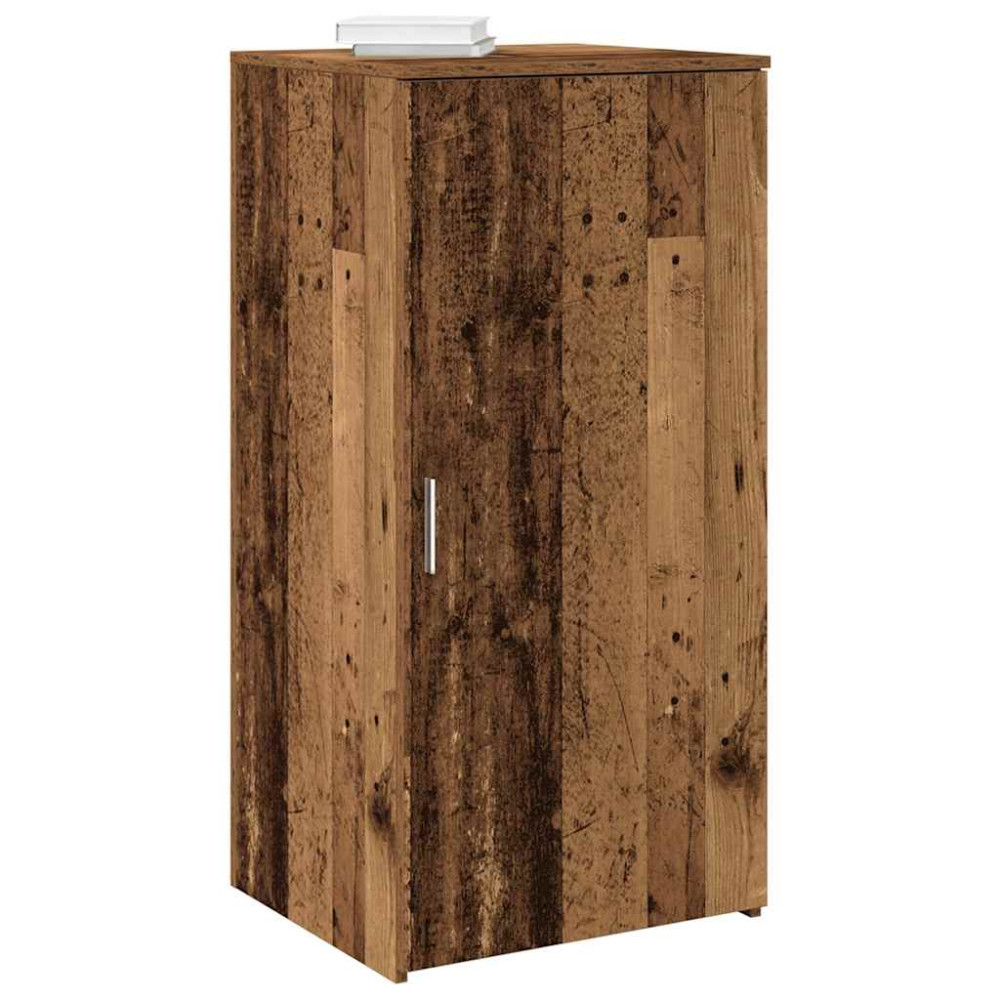 Produktbild för Förvaringsskåp åldrat trä 50x45x103,5 cm konstruerat trä