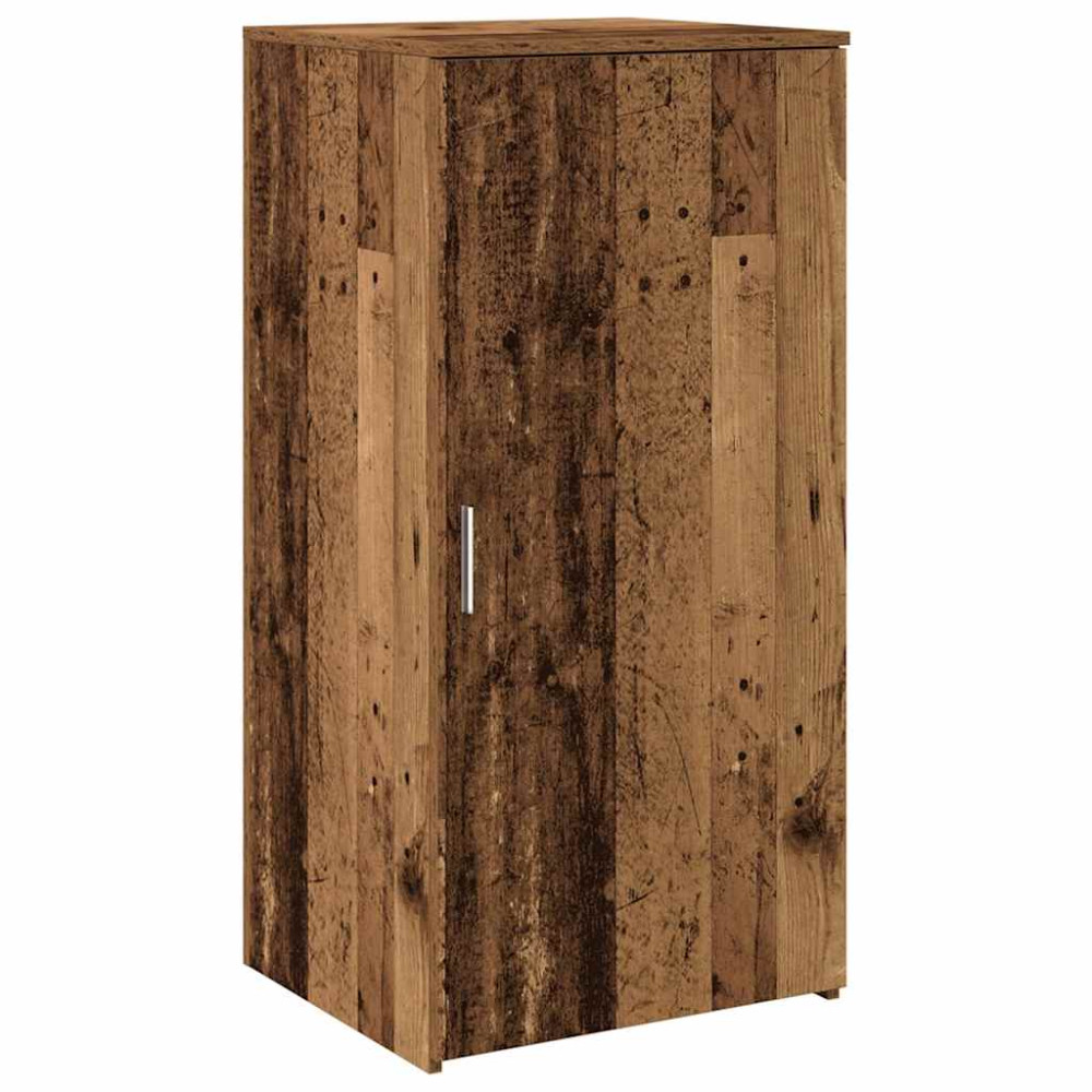 Produktbild för Förvaringsskåp åldrat trä 50x45x103,5 cm konstruerat trä