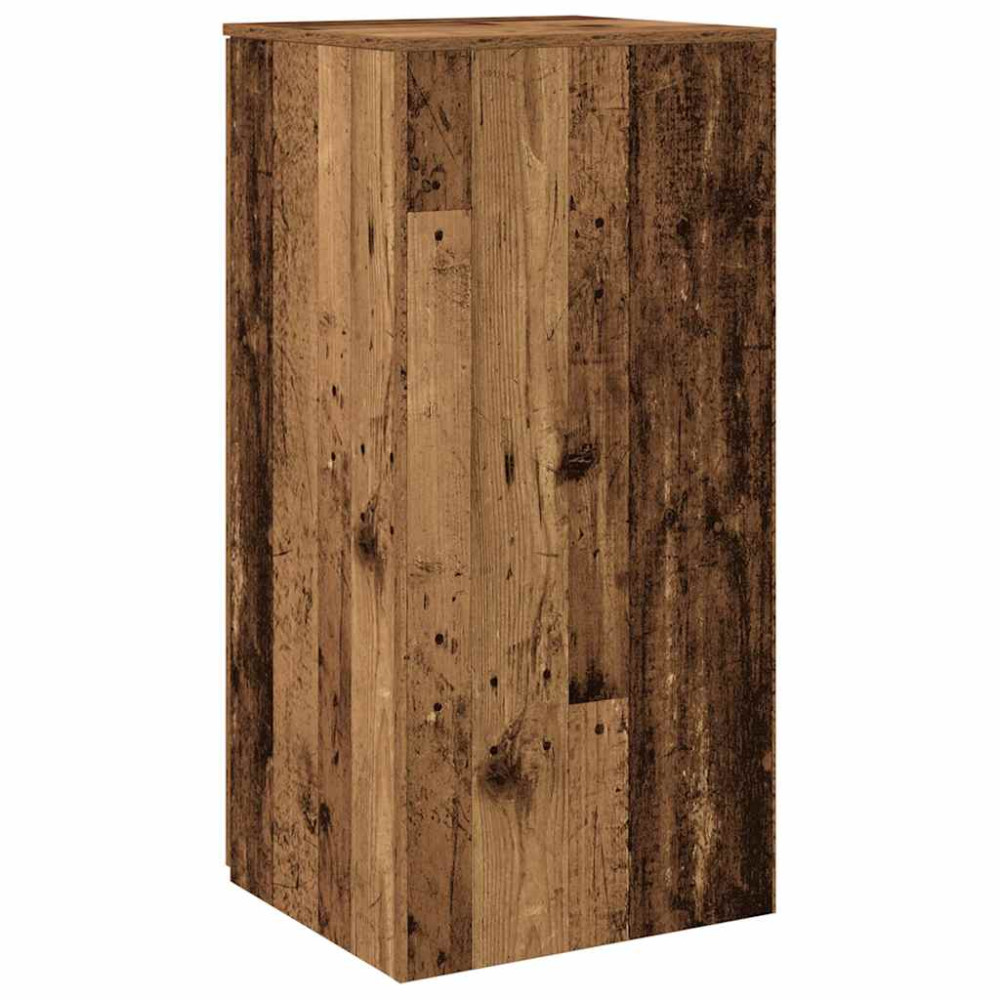 Produktbild för Förvaringsskåp åldrat trä 50x45x103,5 cm konstruerat trä
