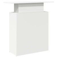 Produktbild för Receptionsdisk vit 100x40x104 cm konstruerat trä