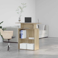 Produktbild för Receptionsdisk Sonoma Ek 100x40x104 cm Konstruerat trä