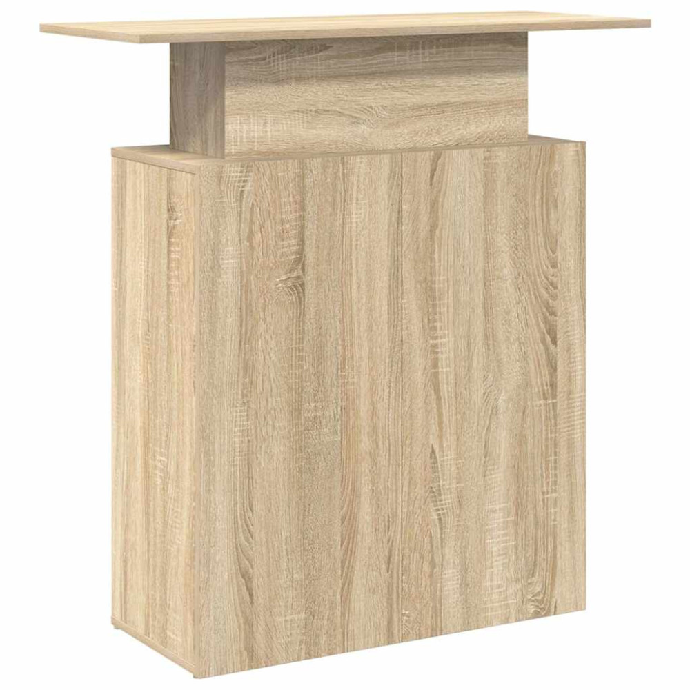 Produktbild för Receptionsdisk Sonoma Ek 100x40x104 cm Konstruerat trä