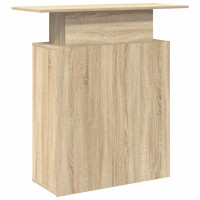 Produktbild för Receptionsdisk Sonoma Ek 100x40x104 cm Konstruerat trä