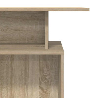 Produktbild för Receptionsdisk Sonoma Ek 100x40x104 cm Konstruerat trä