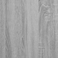 Produktbild för Receptionsdisk grå sonoma 100x40x104 cm konstruerat trä