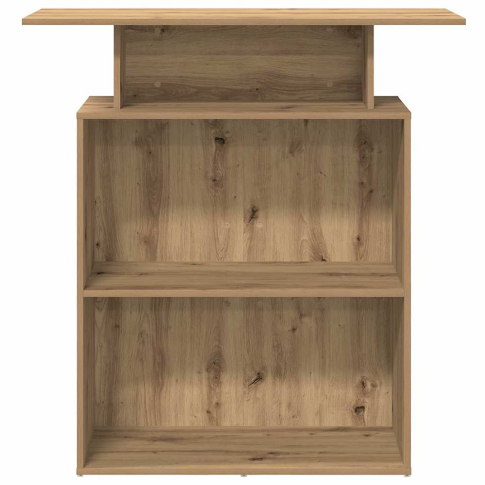Produktbild för Receptionsdisk artisan ek 100x40x104 cm konstruerat trä
