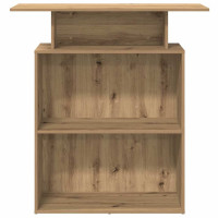 Produktbild för Receptionsdisk artisan ek 100x40x104 cm konstruerat trä