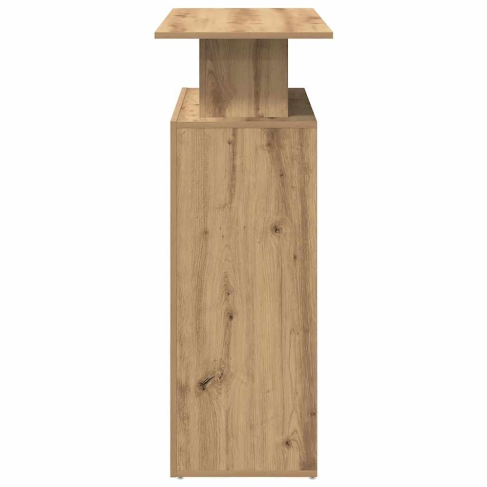 Produktbild för Receptionsdisk artisan ek 100x40x104 cm konstruerat trä