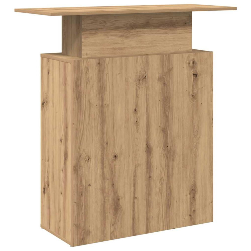 Produktbild för Receptionsdisk artisan ek 100x40x104 cm konstruerat trä