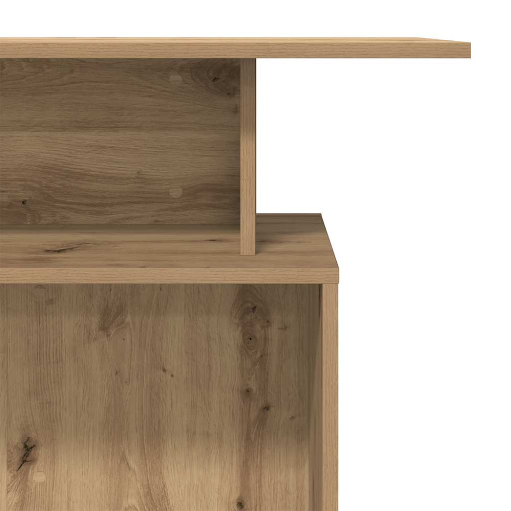 Produktbild för Receptionsdisk artisan ek 100x40x104 cm konstruerat trä