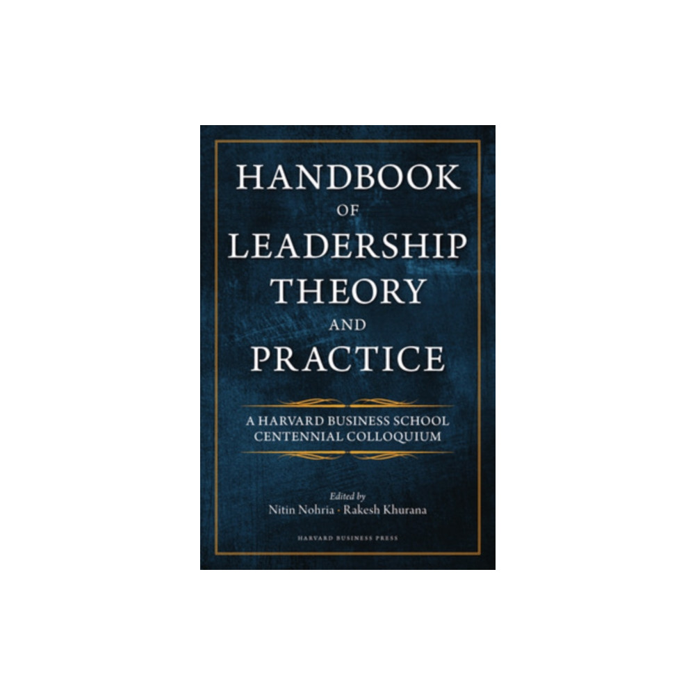 Produktbild för Handbook of Leadership Theory and Practice (inbunden, eng)