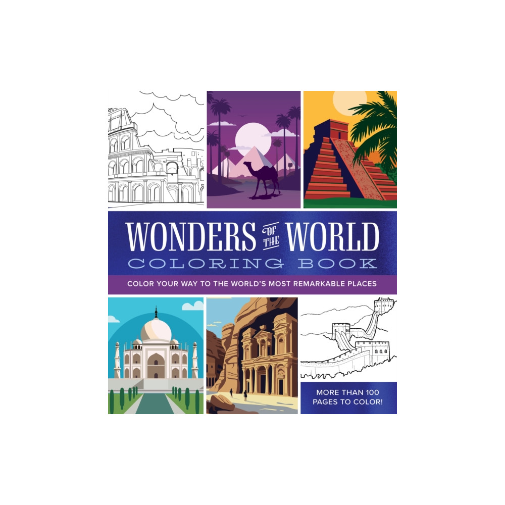 Produktbild för Wonders of the World Coloring Book (häftad, eng)