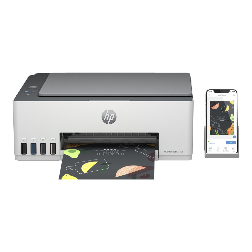 Produktbild för HP Smart Tank 5105 All-in-One - multifunktionsskrivare - färg