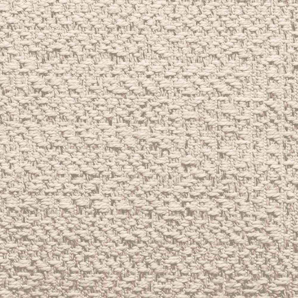 Produktbild för Matta ZIZUR gräddvit 240x240 cm jutelook inomhus och utomhus