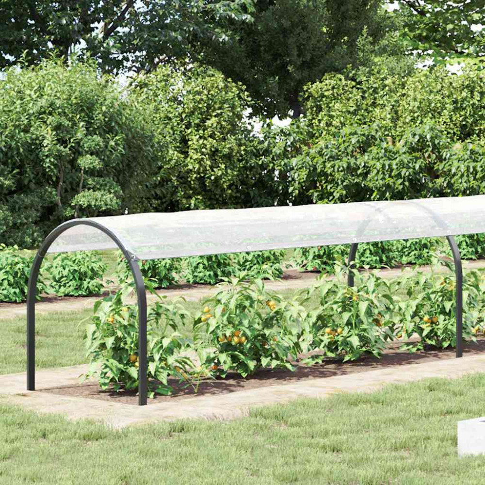 Produktbild för Klar presenning med öljetter 1x6 m polyeten