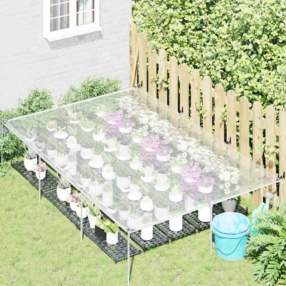 Produktbild för Klar presenning med öljetter 2x3 m polyeten
