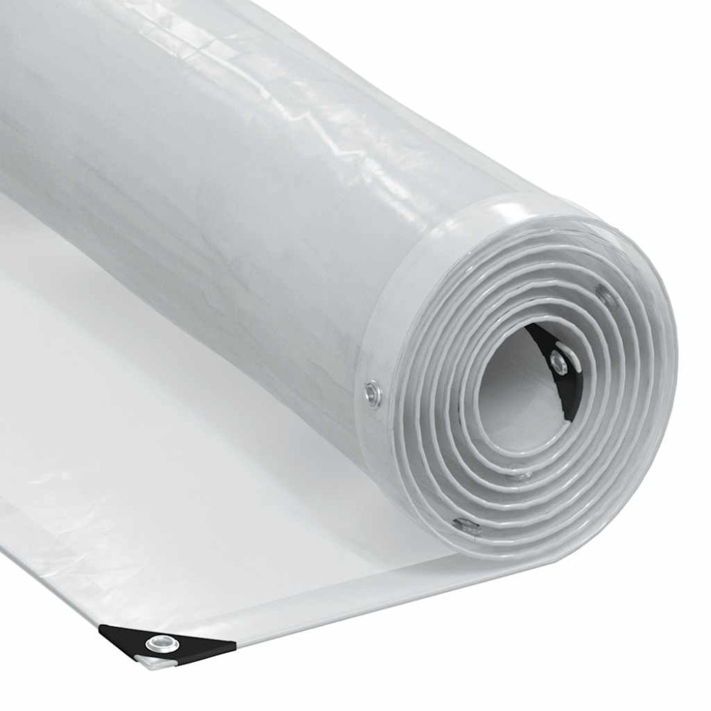 Produktbild för Klar presenning med öljetter 3x10 m polyeten