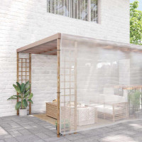 Produktbild för Klar presenning med öljetter 8x10 m polyeten