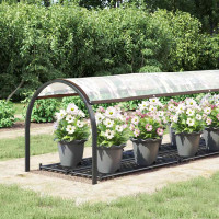Produktbild för Klar presenning med öljetter 1x5 m polyeten