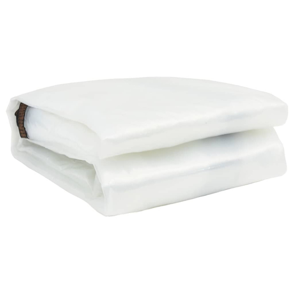 Produktbild för Klar presenning med öljetter 1x5 m polyeten