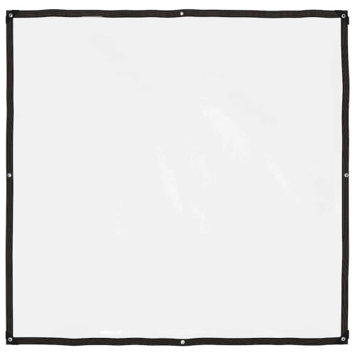 vidaXL Genomskinlig presenning med öljetter 2x2 m polyeten