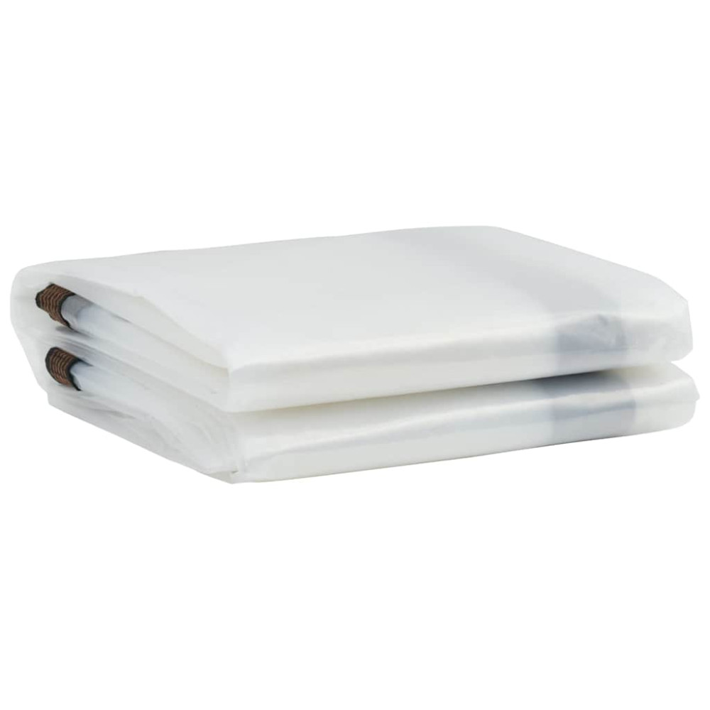 Produktbild för Klar presenning med öljetter 2x4 m polyeten