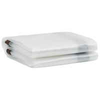 Produktbild för Klar presenning med öljetter 2x10 m polyeten