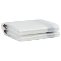 Produktbild för Klar presenning med öljetter 5x6 m polyeten