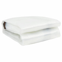 Produktbild för Klar presenning med öljetter 6x8 m polyeten