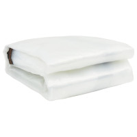Produktbild för Klar presenning med öljetter 6x12 m polyeten