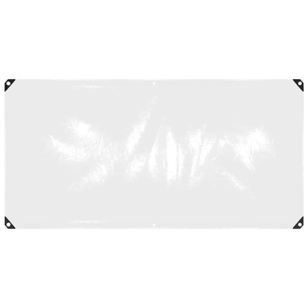 Produktbild för Klar presenning med öljetter 1x2 m PVC