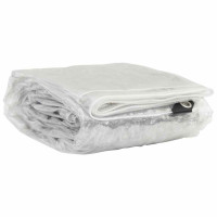 Produktbild för Klar presenning med öljetter 5x5 m PVC