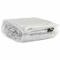Produktbild för Klar presenning med öljetter 5x6 m PVC
