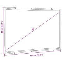Produktbild för Projektionsskärm vägghängd 60 tum 16:9