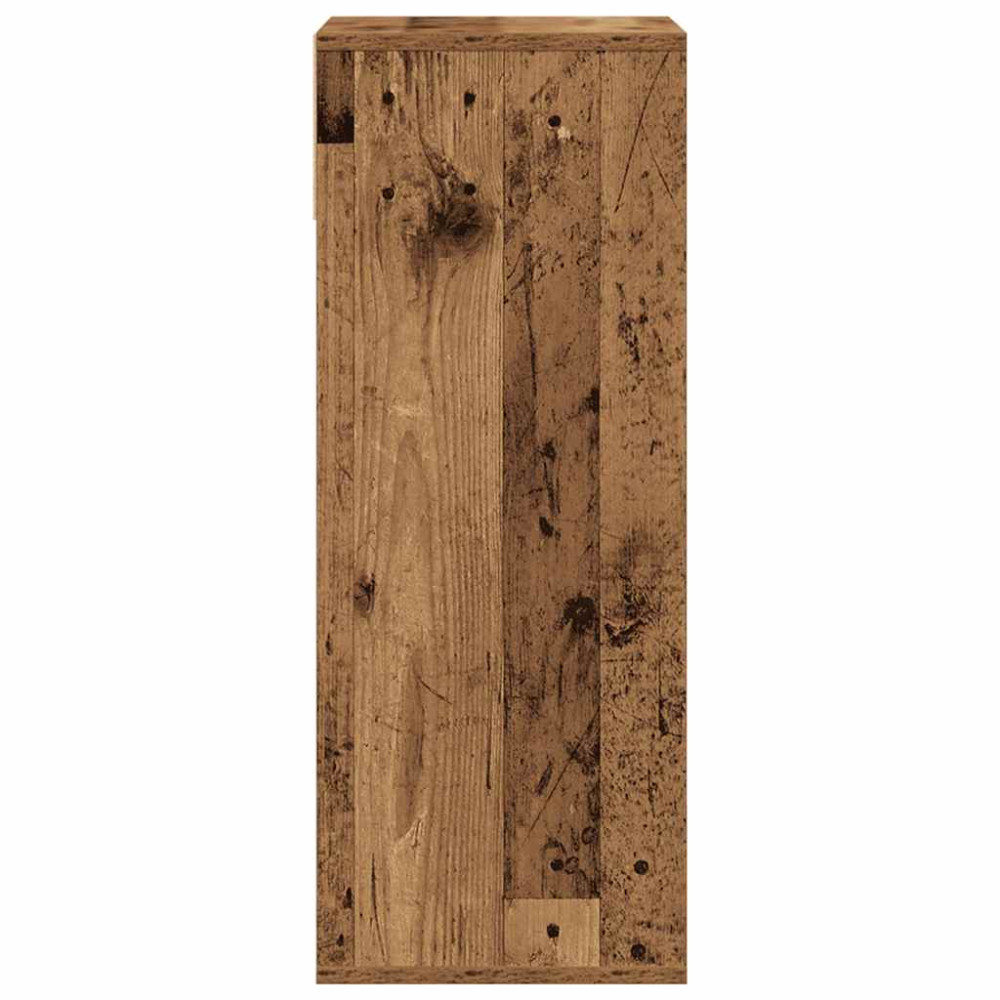 Produktbild för Bokhylla svart 34x31x80 cm konstruerat trä