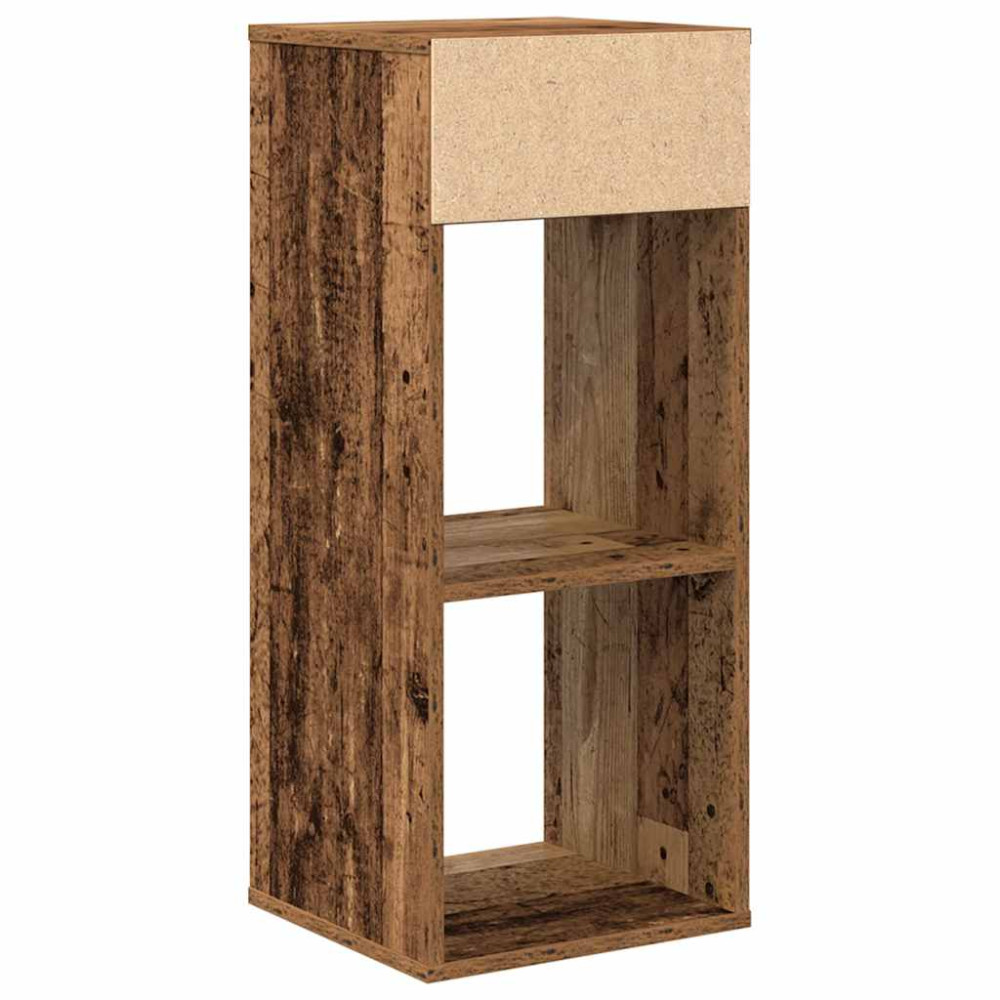 Produktbild för Bokhylla svart 34x31x80 cm konstruerat trä