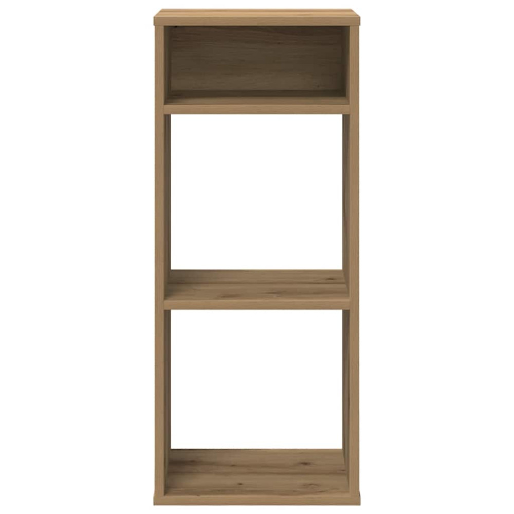 Produktbild för Bokhylla artisan ek 34x31x80 cm konstruerat trä